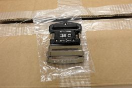 One hundred as new ISC BU182 - 45mm Klick-lock Buckle and Sliding Tang Set - Dual Adjustable 16kN.