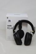 A boxed as new Sudio Klar noise cancelling headphones and pre-owned Sudio Klar noise cancelling