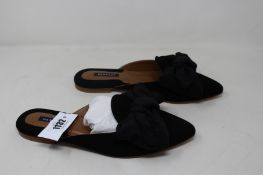 A pair of as new Margaux The Mule in black suede (EU 43 - No box).