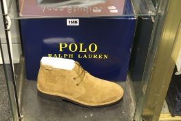 A pair of as new Ralph Lauren Talan chukka boots (UK 8).