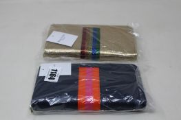 Two as new Meg & Bee London Major Money Kit purses (RRP £95 each).