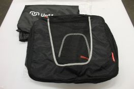 Thirty UpMover 4-pc packing cubes and laundry bag.