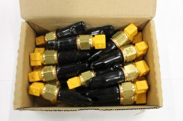 A box of twenty as new Bedia Motortechnik NTC temperature sensors (REF: 420298).