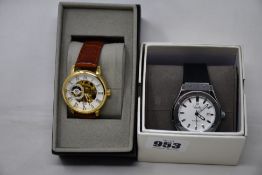 Two men's as new Vault automatic watches.
