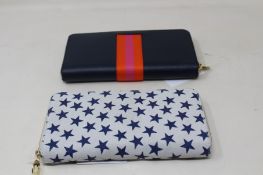 Two as new Meg & Bee London Major Money Kit purses (RRP £95 each).