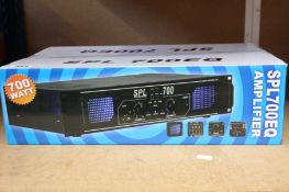 A boxed as new SPL 700EQ Amplifier.