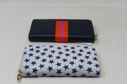 Two as new Meg & Bee London Major Money Kit purses (RRP £95 each).