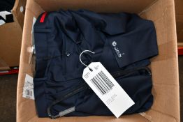 Four as new Roy Robson suit jackets (2 x size 52, 2 x 56) and two pairs of matching trousers (Size