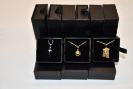 Fifteen items of assorted Haraves jewellery to include 5x Globes, 5x Dagger and 5x Jesus.