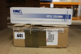 Three boxed as new YMC-Pack Pro C8 Column, 100 X 3.0mml.D. S-3µm, 12nm (REF: 0S12S03-1003WT).