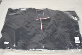 A ladies as new Tommy Hilfiger equestrian double breasted Damen Tournament show jacket in black (L -