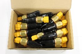 A box of twenty as new Bedia Motortechnik NTC temperature sensors (REF: 420298).