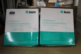 Ten as new Juzo classic seamless compression fingerless gloves (Size: 4/L).