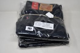 Four pairs of as new Levi's 511 slim jeans (W34/L32).