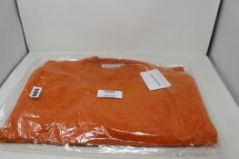 An as new Acne Studios Kowhai brushed Shetland knit in mandarin orange (M- RRP £249).