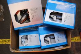 Boxed as new Shimano cycle parts SM-RT86 Brake Disc Rotors 180mm (x12), BL-T4000 Alivio Brake Levers