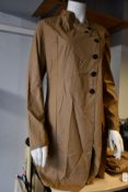 An as new Lurdes Bergada Coated button jacket (M - RRP £179).