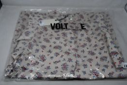An as new Zadig & Voltaire Rhona Plisse vintage flowers dress (S - RRP £280).