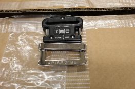 One hundred as new ISC BU182 - 45mm Klick-lock Buckle and Sliding Tang Set - Dual Adjustable 16kN.