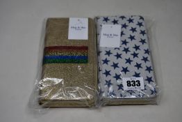Two as new Meg & Bee London Major Money Kit purses (RRP £95 each).