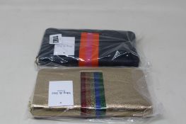 Two as new Meg & Bee London Major Money Kit purses (RRP £95 each).