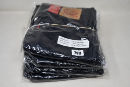 Four pairs of as new Levi's 511 slim jeans (W32/L32).