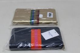 Two as new Meg & Bee London Major Money Kit purses (RRP £95 each).