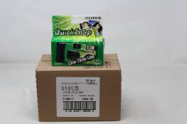 Ten boxed as new FujiFilm QuickSnap iso 400/27 photos Single Use with Flash Cameras.