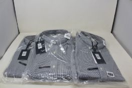 Four as new Tommy Hilfiger Core striped shirts (XL).