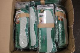 A large quantity of Sovereign shoe cushion insoles.