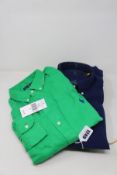 Five as new Ralph Lauren shirts (1 x XS, 2 x S, 1 x M, 1 x L).