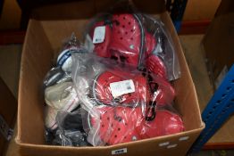 Thirteen pairs of assorted as new Crocs (Assorted sizes).
