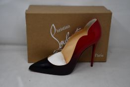 A pair of as new Christian Louboutin Hot Chick 100 shoes (EU 41.5).