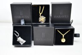Fifteen items of assorted Haraves jewellery to include 5x Compass, 5x Globes and 5x Jesus.