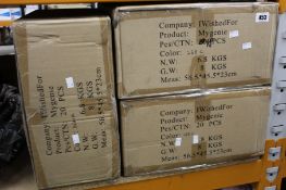 Three boxes of MyGenie dishcloth caddy's (20 per box).