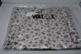 An as new Zadig & Voltaire Rhona Plisse vintage flowers dress (M - RRP £280).