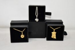 Fifteen items of assorted Haraves jewellery to include 5x silver and 5x gold Globes and 5x Jesus.