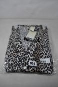 An as new Zadig & Voltaire Roux leopard print dress (S - RRP £324).