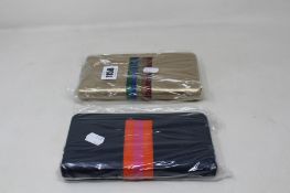 Two as new Meg & Bee London Major Money Kit purses (RRP £95 each).