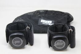 An as new pair of Saga Fitness blood flow reduction cuffs.