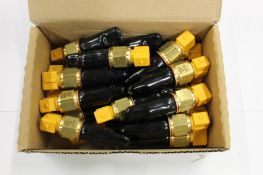 A box of twenty as new Bedia Motortechnik NTC temperature sensors (REF: 420298).