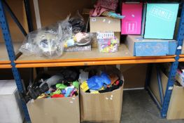 Miscellaneous toys and related items.