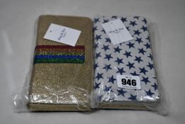Two as new Meg & Bee London Major Money Kit purses (RRP £95 each).