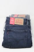 Four pairs of as new Levi's 510 jeans (W31/L30).