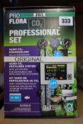 A boxed as new JBL Pro Flora CO2 professional set, system V, 40 - 600l.