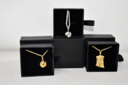 Fifteen items of assorted Haraves jewellery to include 5x silver and 5x gold Globes and 5x Jesus.