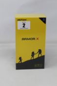 A boxed as new Ulefone Armor x5 mobile phone.