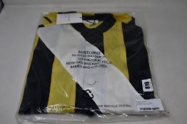 An as new Wales Bonner Jockey satin sunshine panelled shirt (Size 46).