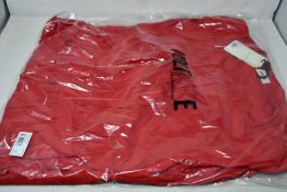 An as new Zadig & Voltaire Ridge satin dress in red (L - RRP £243).