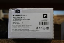 A boxed as new Honeywell Home 2-Zone heating system pack to include: 2x CMT707A1029, 2x V4023PH22